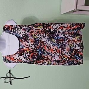 🐞ULTRA TEEZE colorful sheer tank top